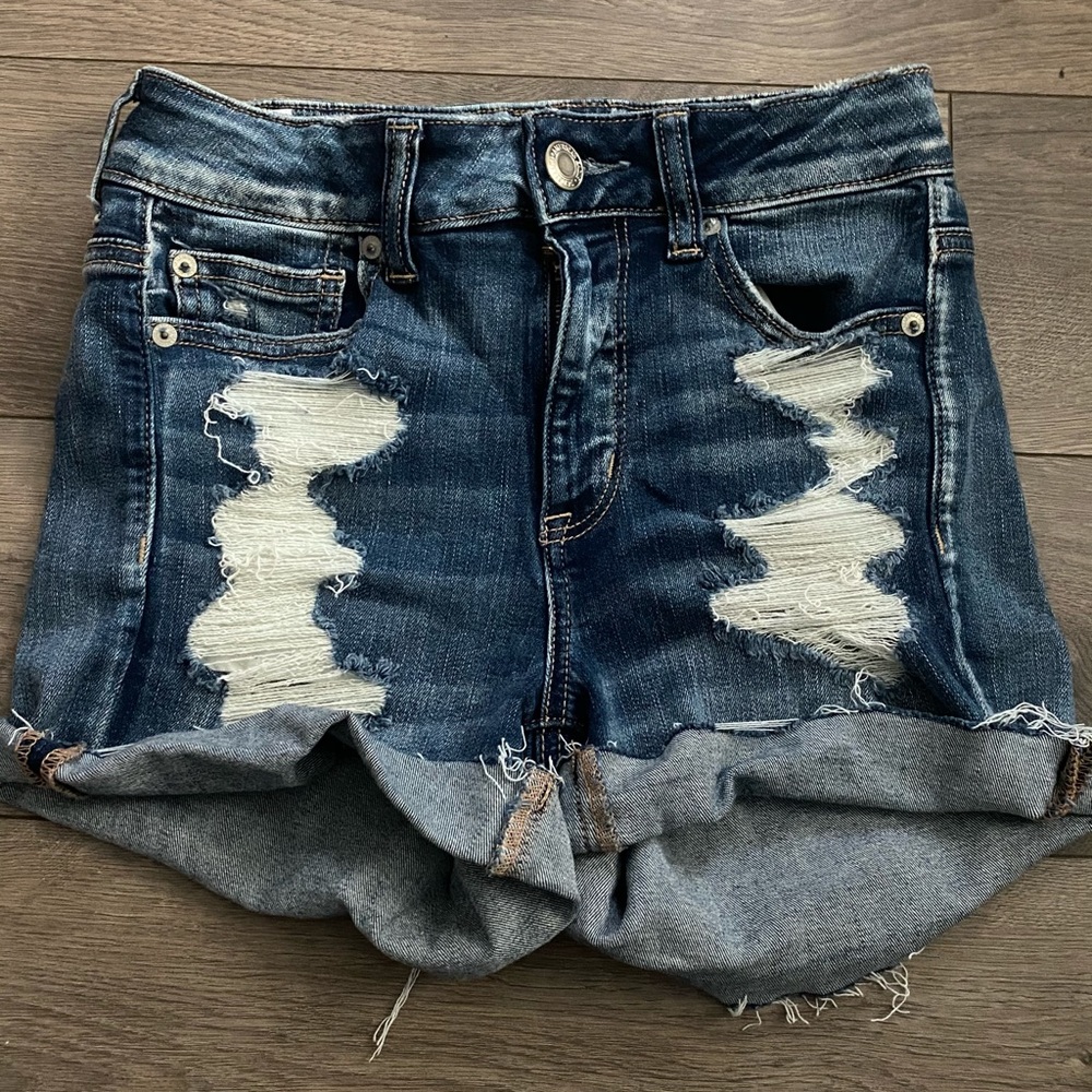 Denim shorts